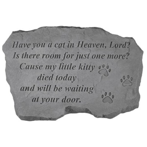 Kay Berry Inc Kay Berry- Inc. 94820 Have You A Cat In Heaven - Paw Prints Memorial - 16 Inches x 10.5 Inches 94820 - main